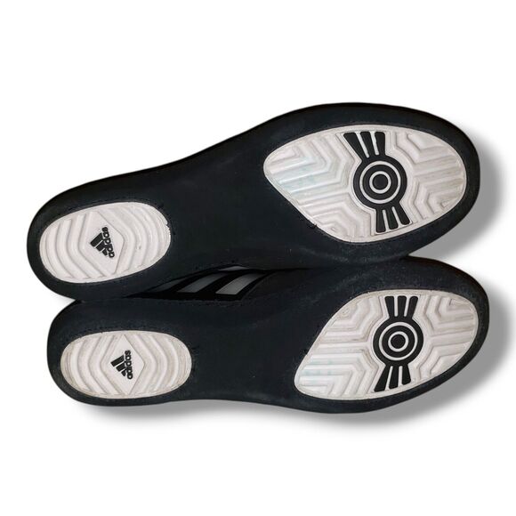 Adidas Combat Speed 5 Black/Silver Mens Size 12 Wrestling Shoes - Picture 6 of 7